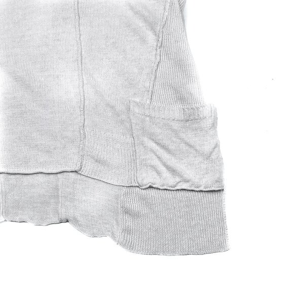Eileen Fisher Linen Ribbed Knit Shawl V-Neck Pullover Sweater Vest Size S - Picture 5 of 10